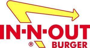 Ein digitales Logo des Fastfood-Ladens In-N-Out Burger, der das Spartan Mudder Race sponsert.