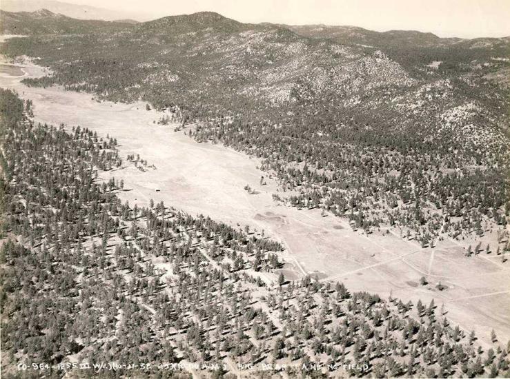 Historisches Foto von Yuhaaviat, dem Namen der Ureinwohner des Big Bear Lake.